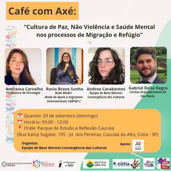 Cultura de Paz, Não-Violência e Saúde Mental nos Processos de Migração e Refúgio