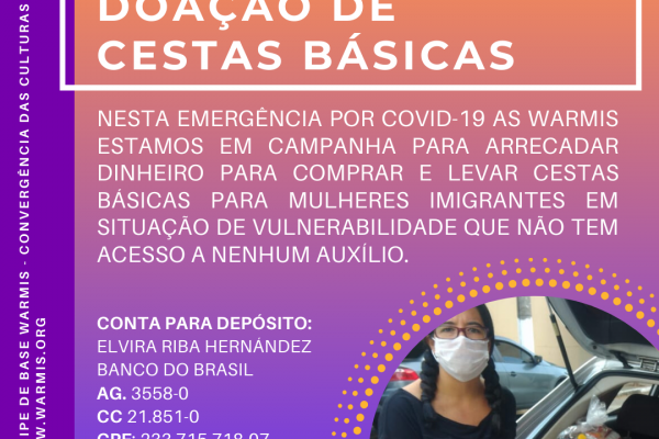Doação Cestas Básicas pela Pandemia Covid-19
